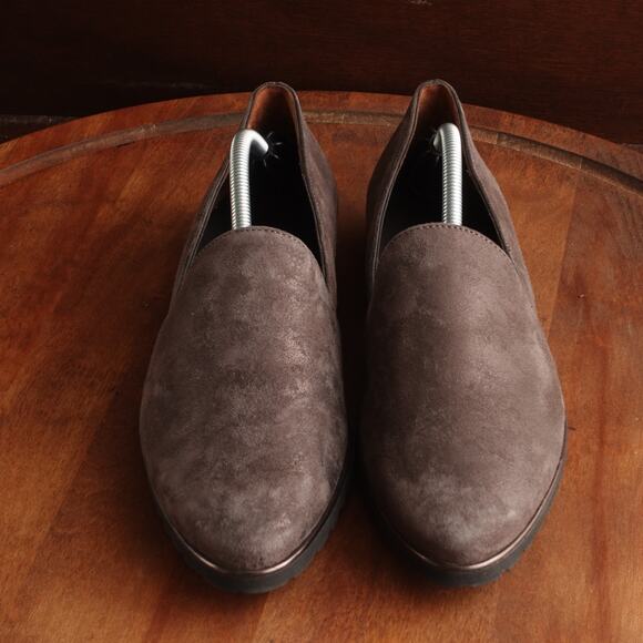 Paul Green Loafers WMS SZ UK 5.5 US 8 Brown Metallic Uptown Leather Comfort Shoe - Picture 2 of 15